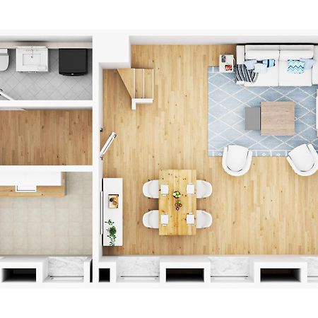 Fewo1846 - Lille Petuhtante II - Elegante Vintage-Wohnung Mit 2 Schlafzimmern Фленсбург Екстер'єр фото